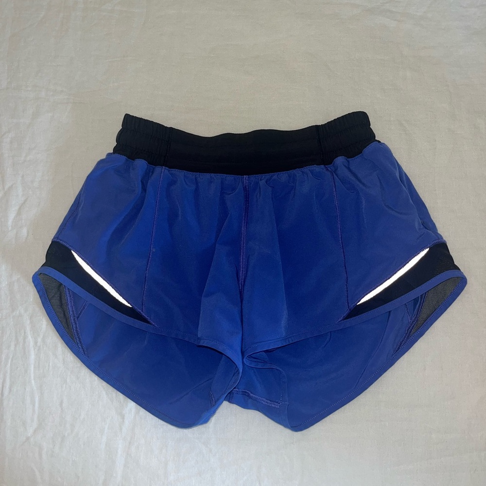 Black and blue lululemon shorts